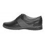 Pantofi barbati casual din piele naturala Negru GKR32N